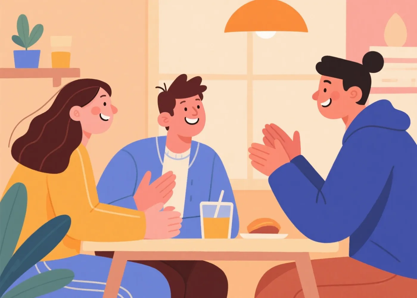 轻松的对局氛围图