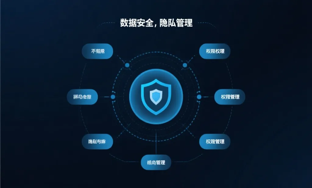 应用数据安全与权限管理示意图